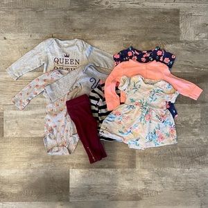 9 Month Baby Girl Bundle- Size 6-9/9M/12M